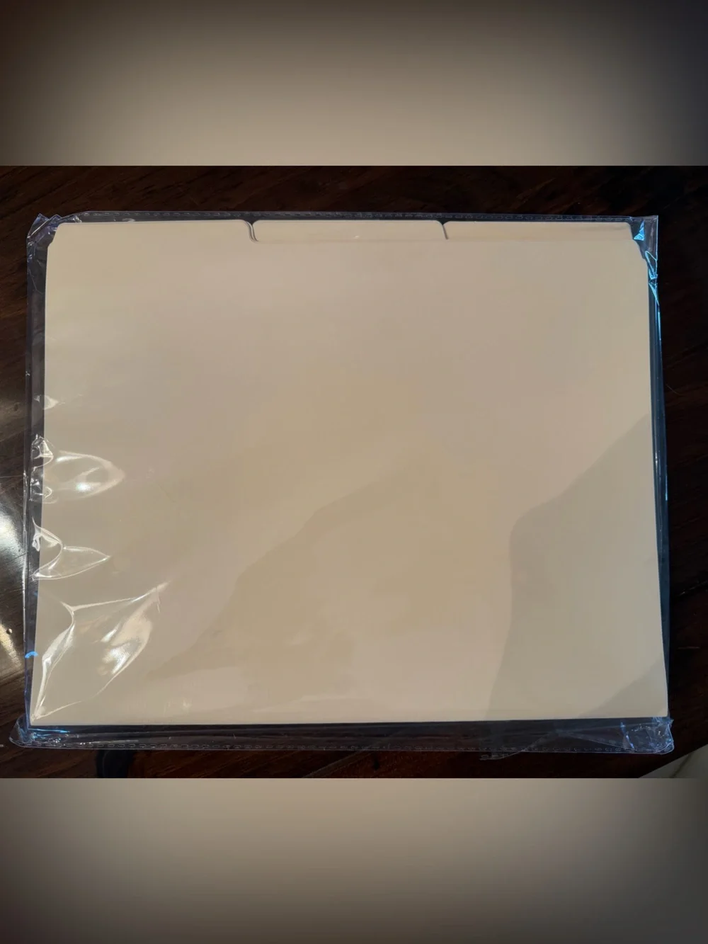 Cream Manila File Folders 18 pack 1/3 cut tabs left right center documents new